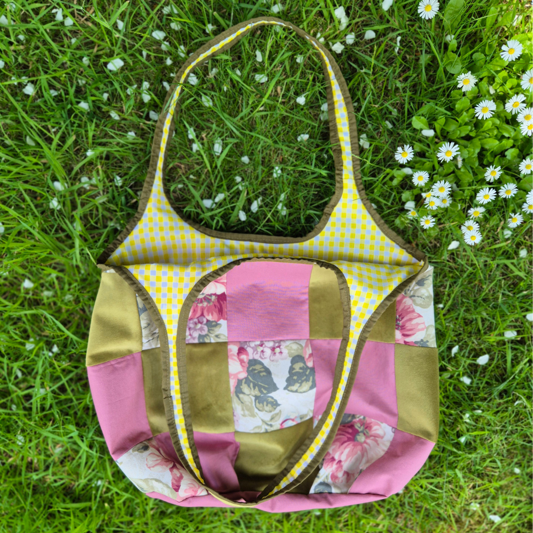 Pink & Green Shopper Bag