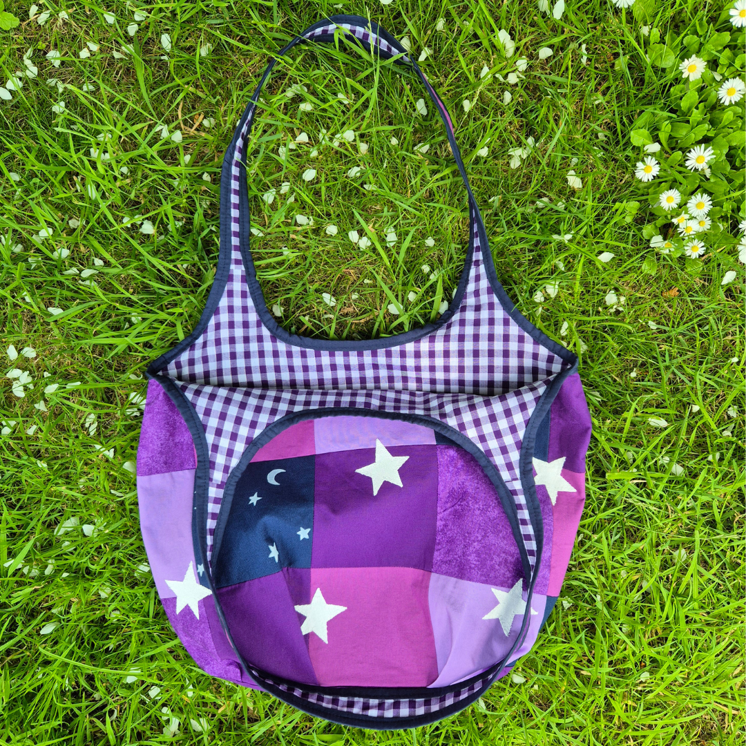 Purple Shopper Bag
