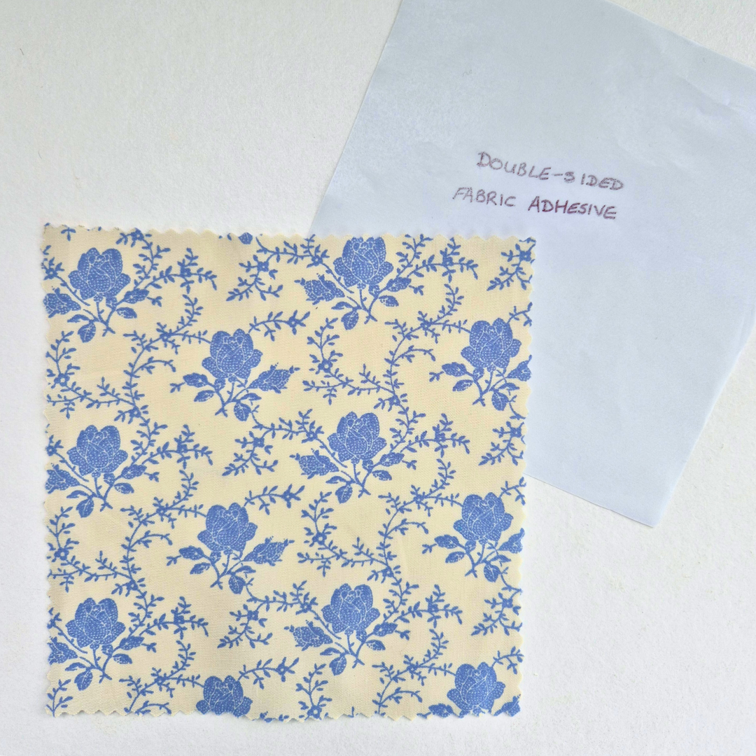 Vintage-style floral iron-on Fabric Patch for clothes, No stitching required. Machine washable