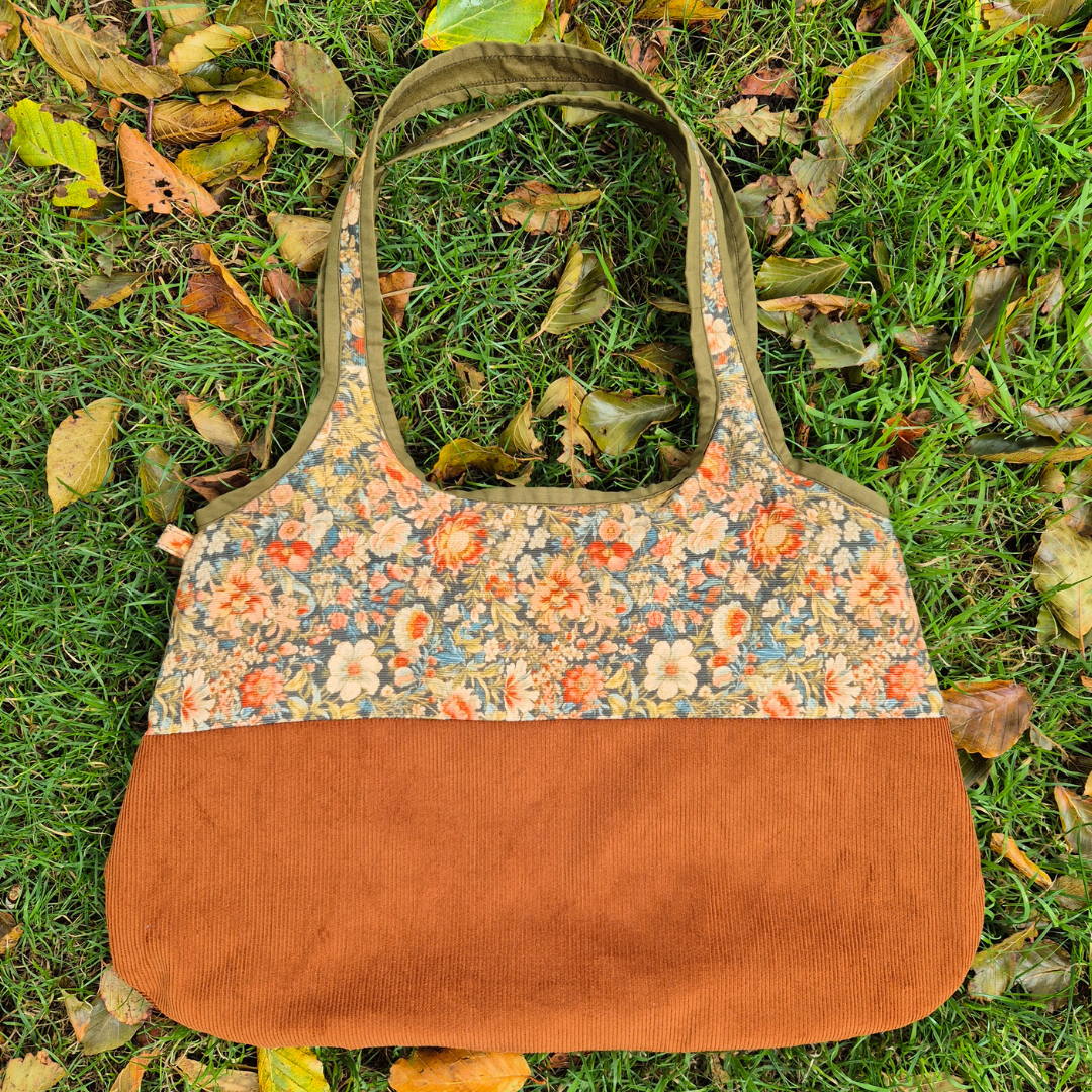 Tan corduroy shopper bag (Reduced price) - I AM AN AUTUMN COLLECTION 🍂