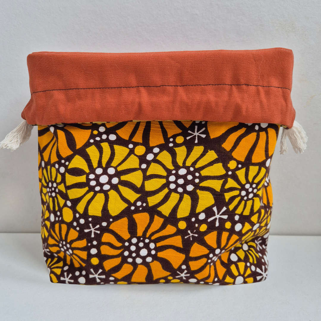 Vintage drawstring bag - I AM AN AUTUMN COLLECTION 🍂