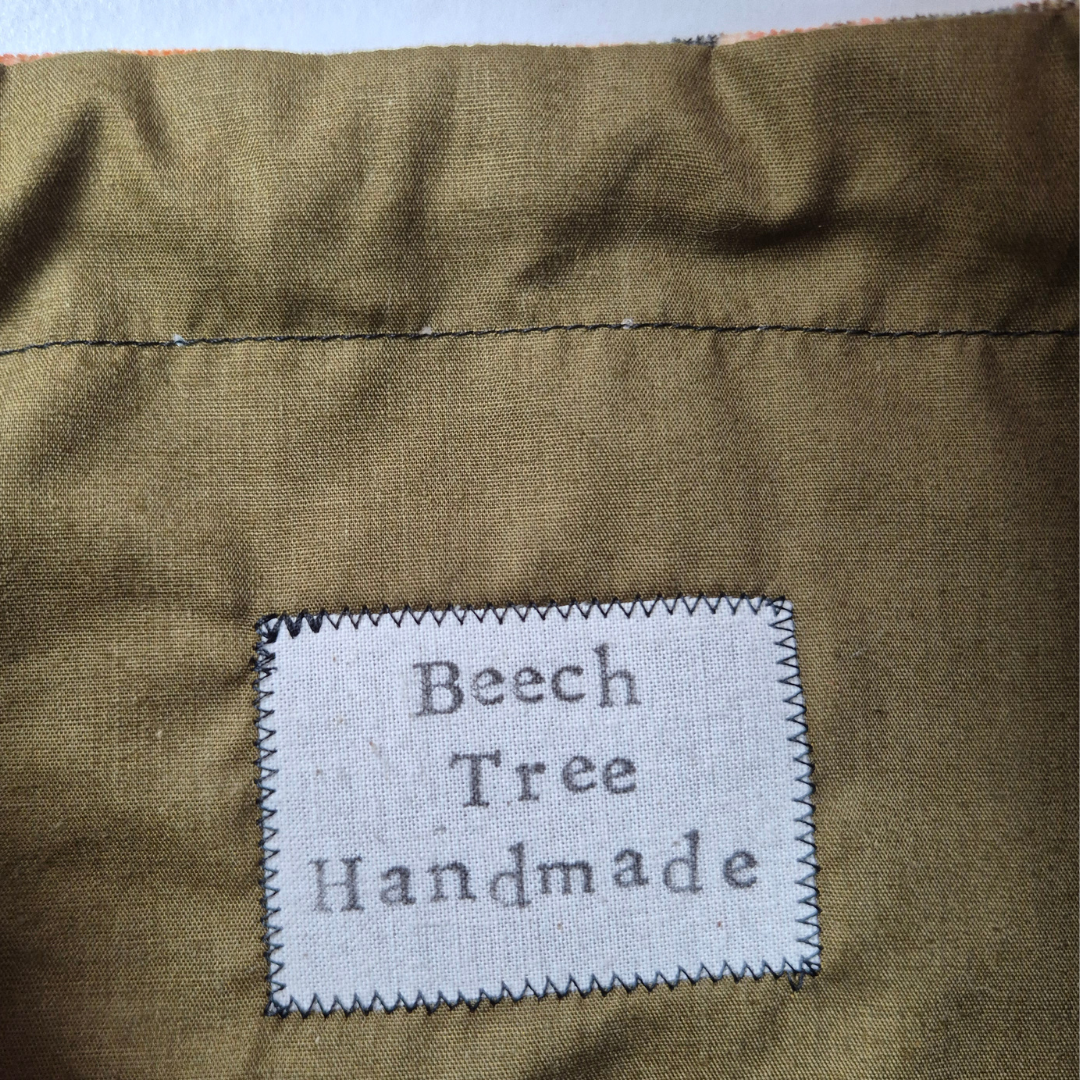 Green corduroy drawstring bag - I AM AN AUTUMN COLLECTION 🍂
