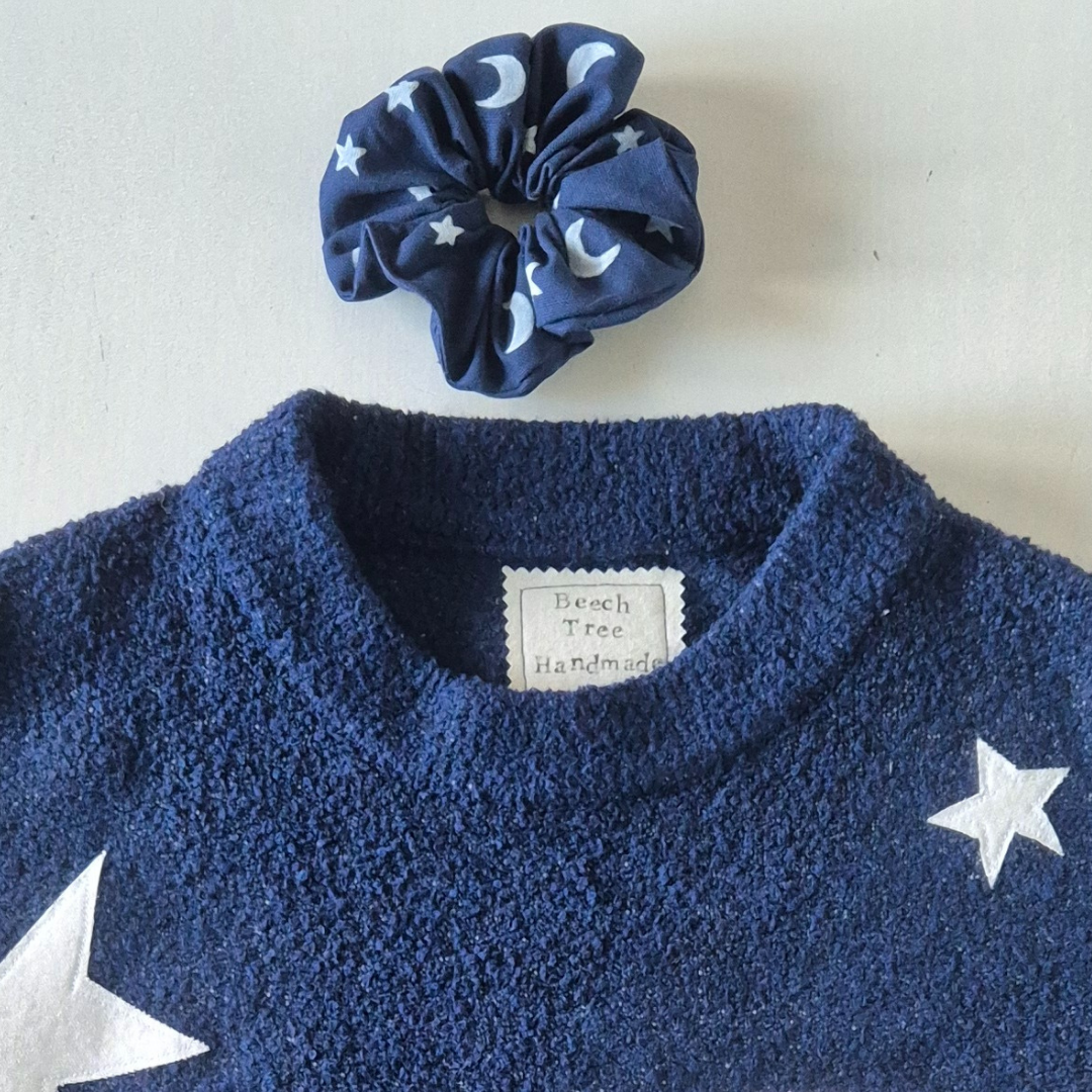 Stargazer Jumper - Navy (UK size 14) | Under The Night Sky Collection