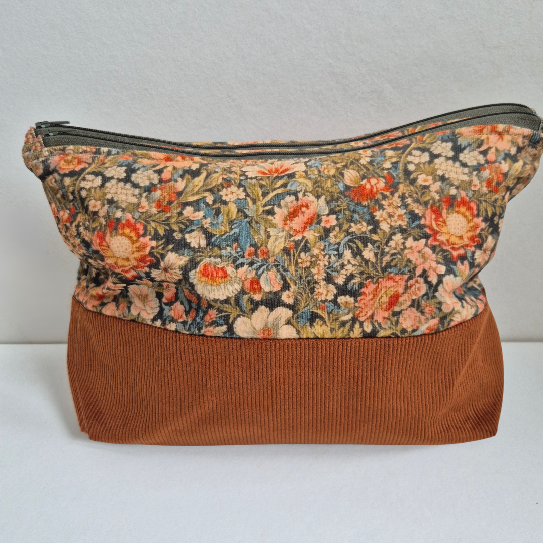 Tan corduroy zipper bag - I AM AN AUTUMN COLLECTION 🍂