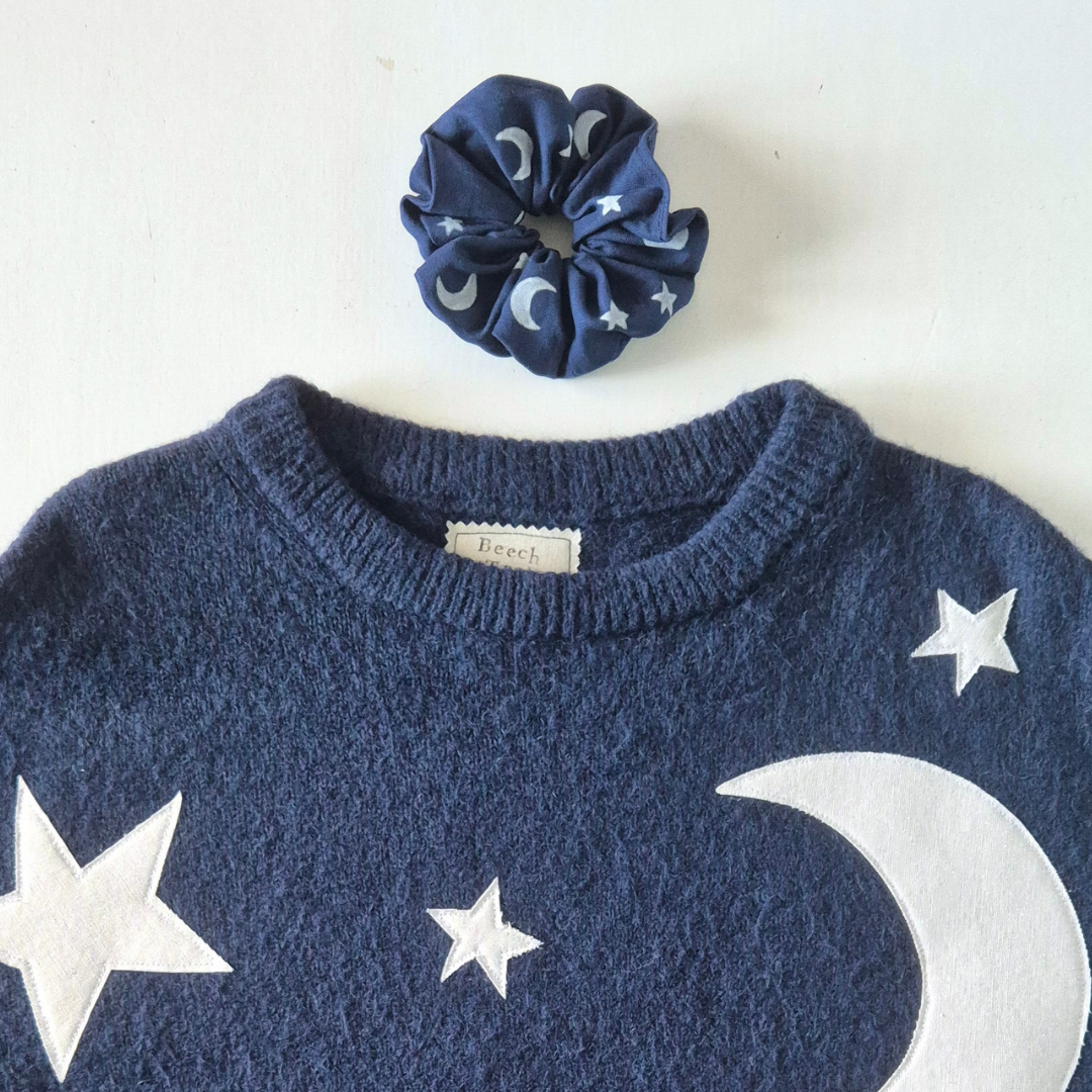 Stargazer Jumper - Navy (UK size 12) | Under The Night Sky Collection