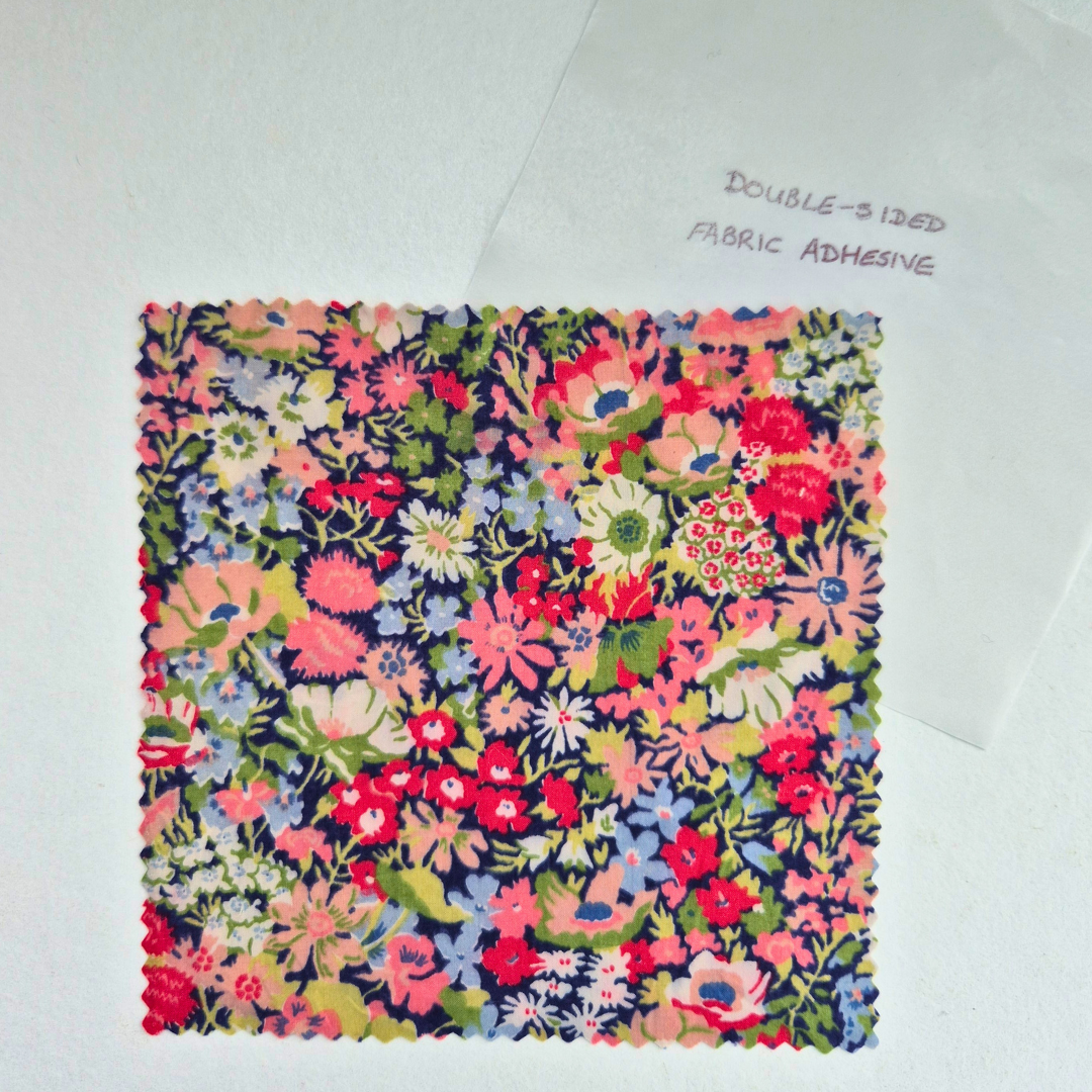 Floral iron-on Fabric Patch for clothes, No stitching required. Machine washable