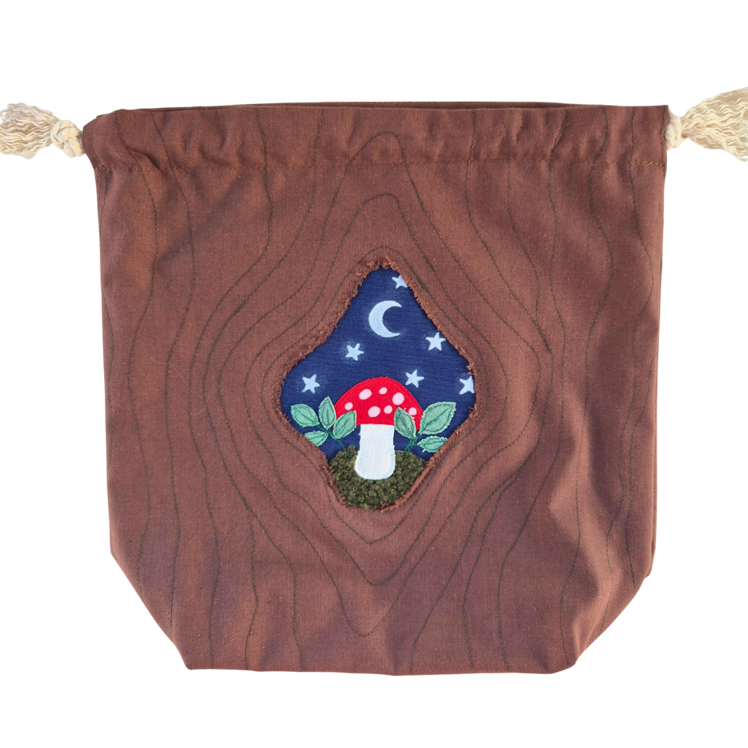 Tree Portal Drawstring Project Bag | Under The Night Sky Collection