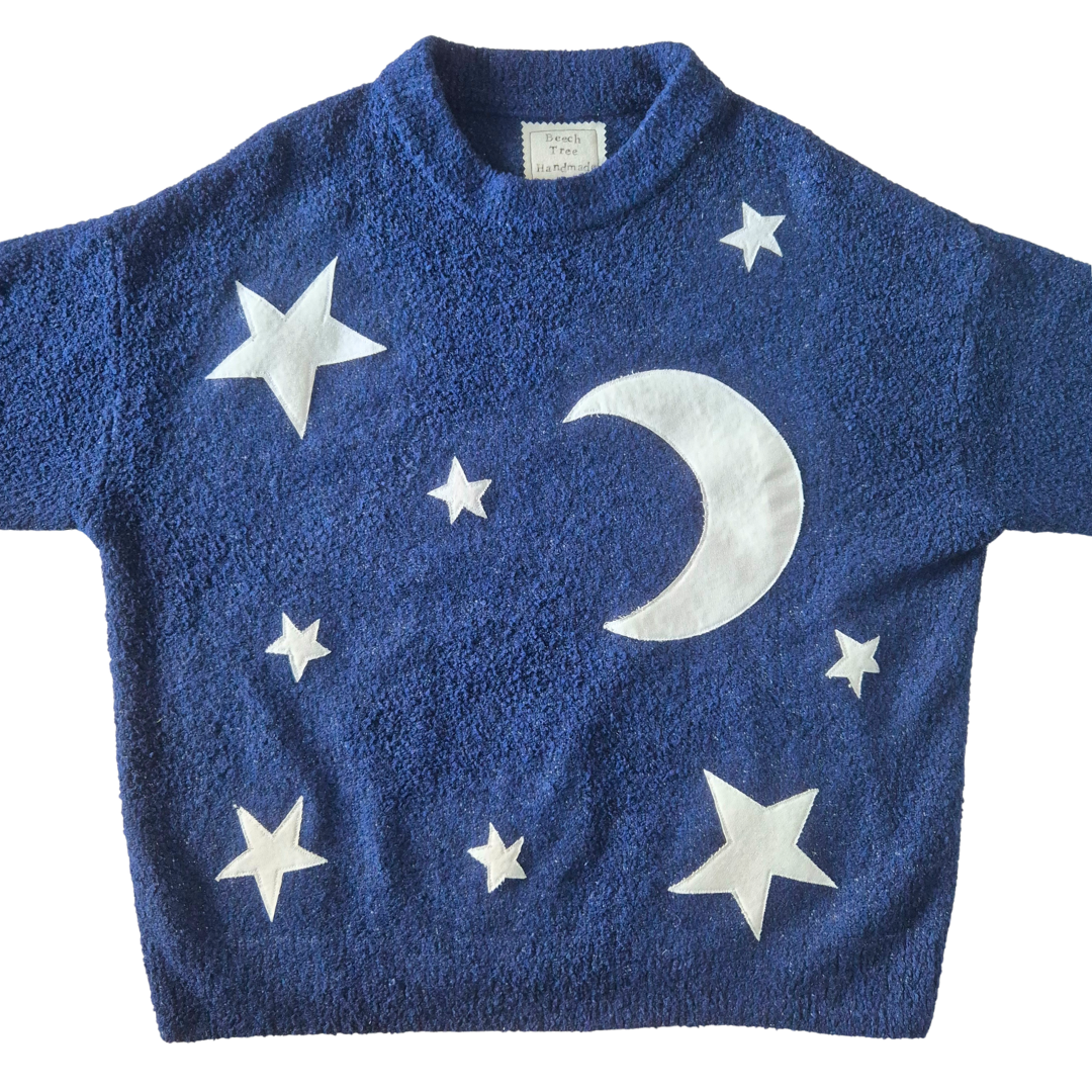 Stargazer Jumper - Navy (UK size 14) | Under The Night Sky Collection