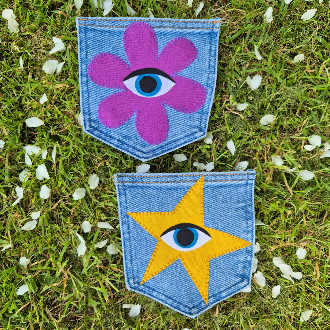 Denim Eye Patches