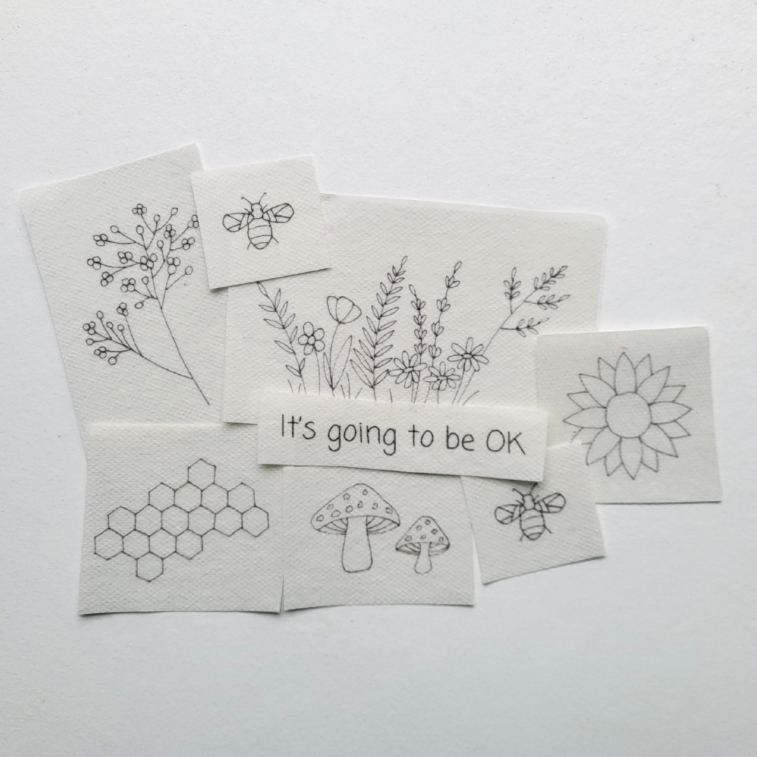 Visible mending starter kit