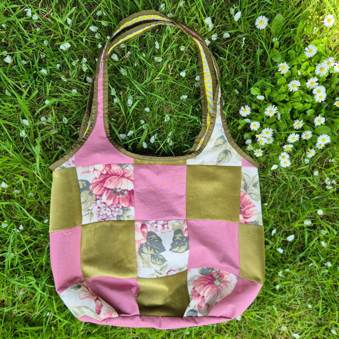 Pink & Green Shopper Bag
