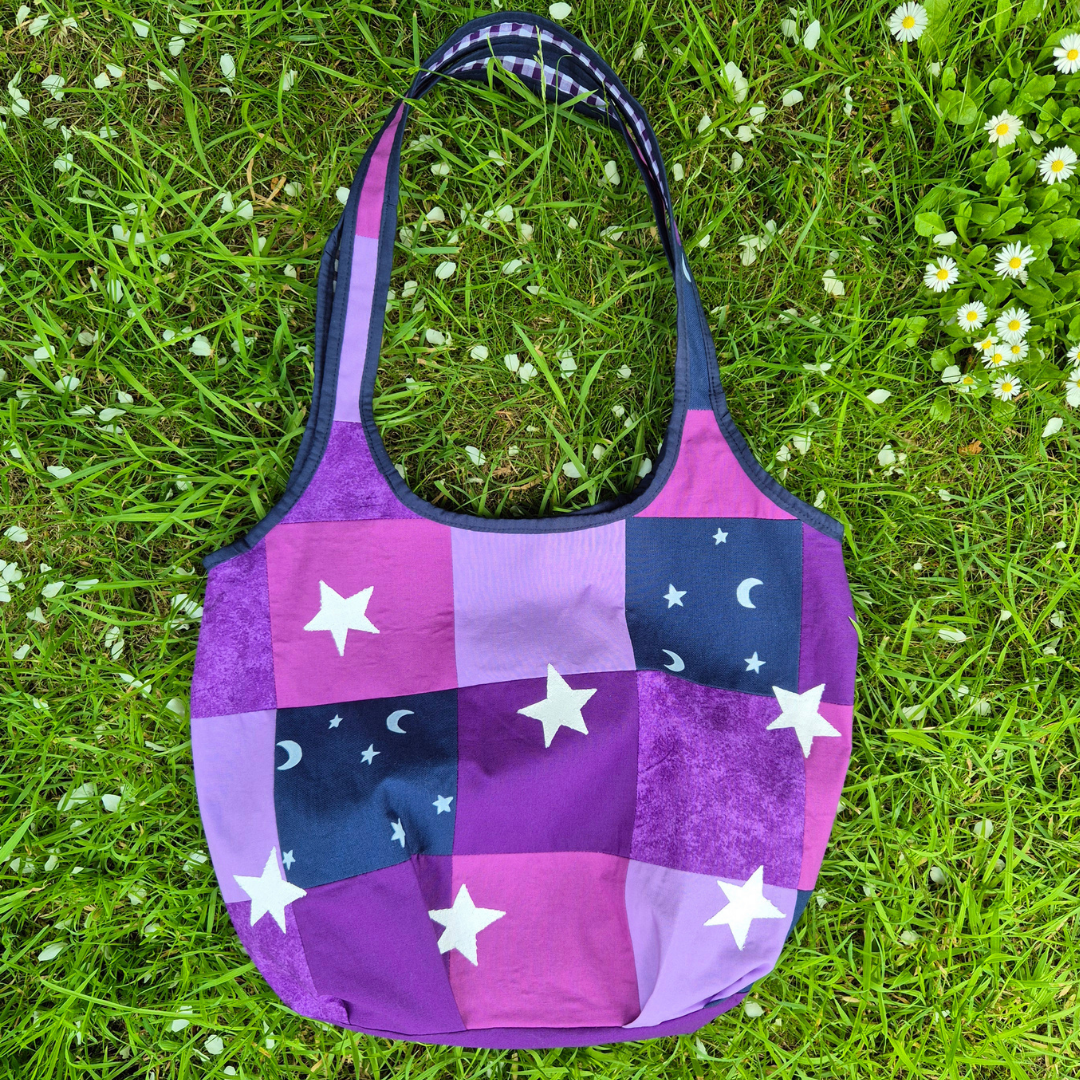 Purple Shopper Bag