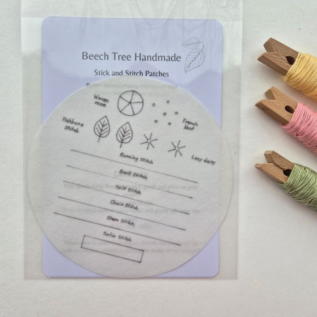 Stitch Sampler Embroidery Stick & Stitch Transfer