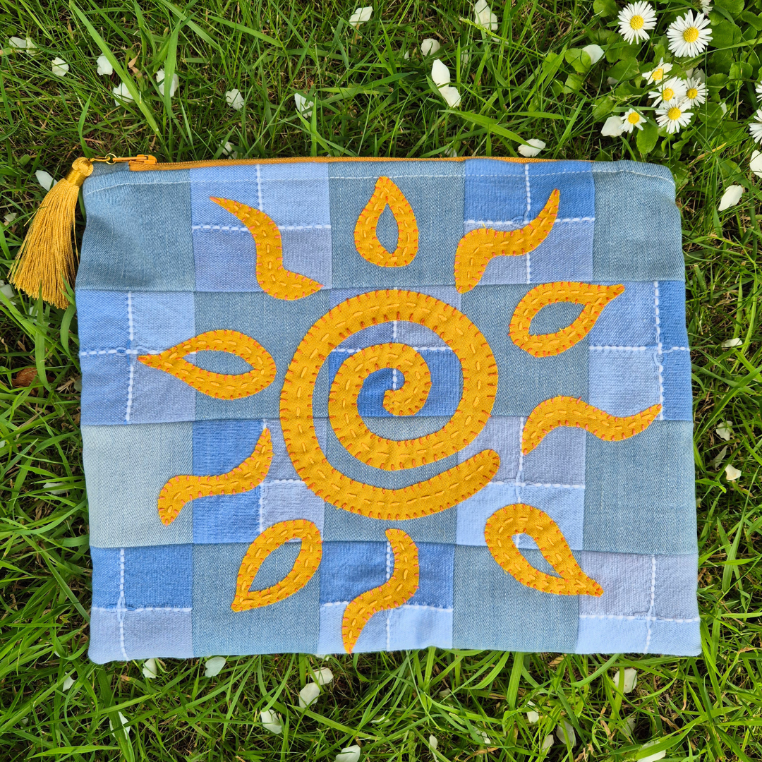Sun Zipper Pouch