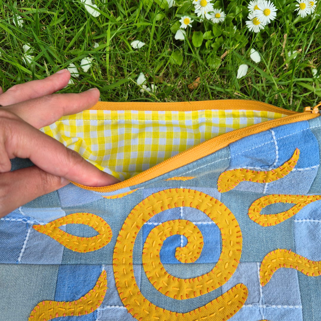 Sun Zipper Pouch