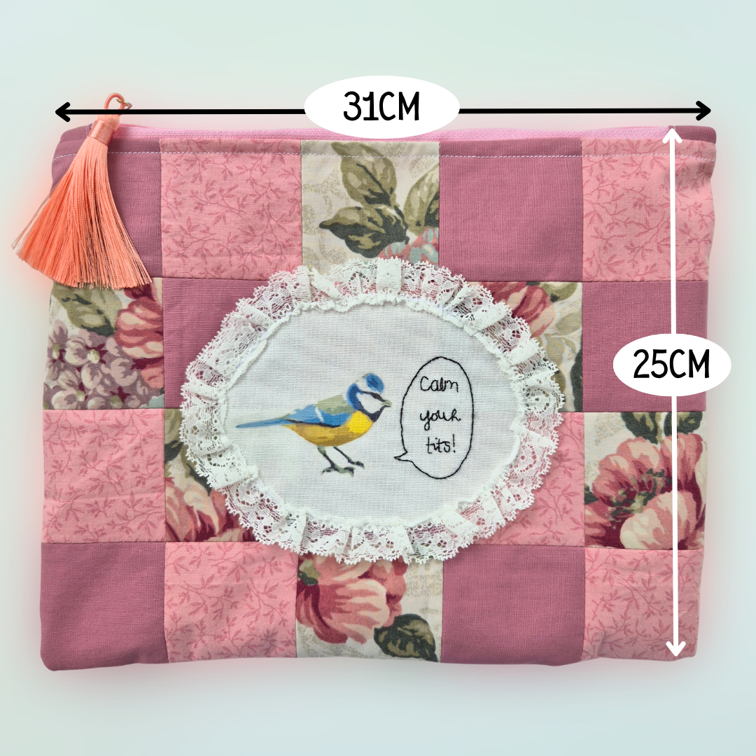 Calm Your T*ts Zipper Pouch
