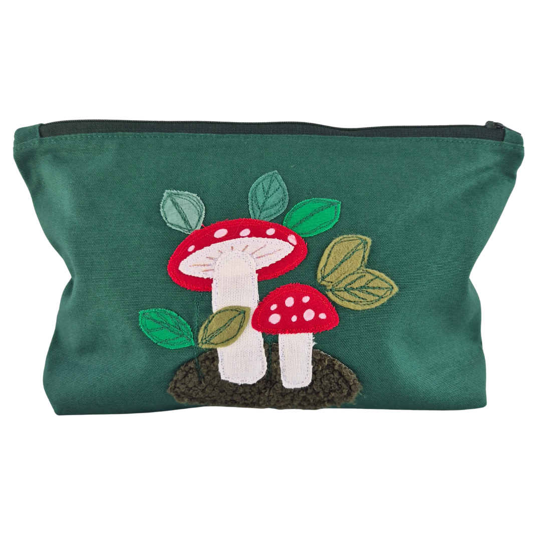 Toadstool Zipper Project Bag | Under The Night Sky Collection